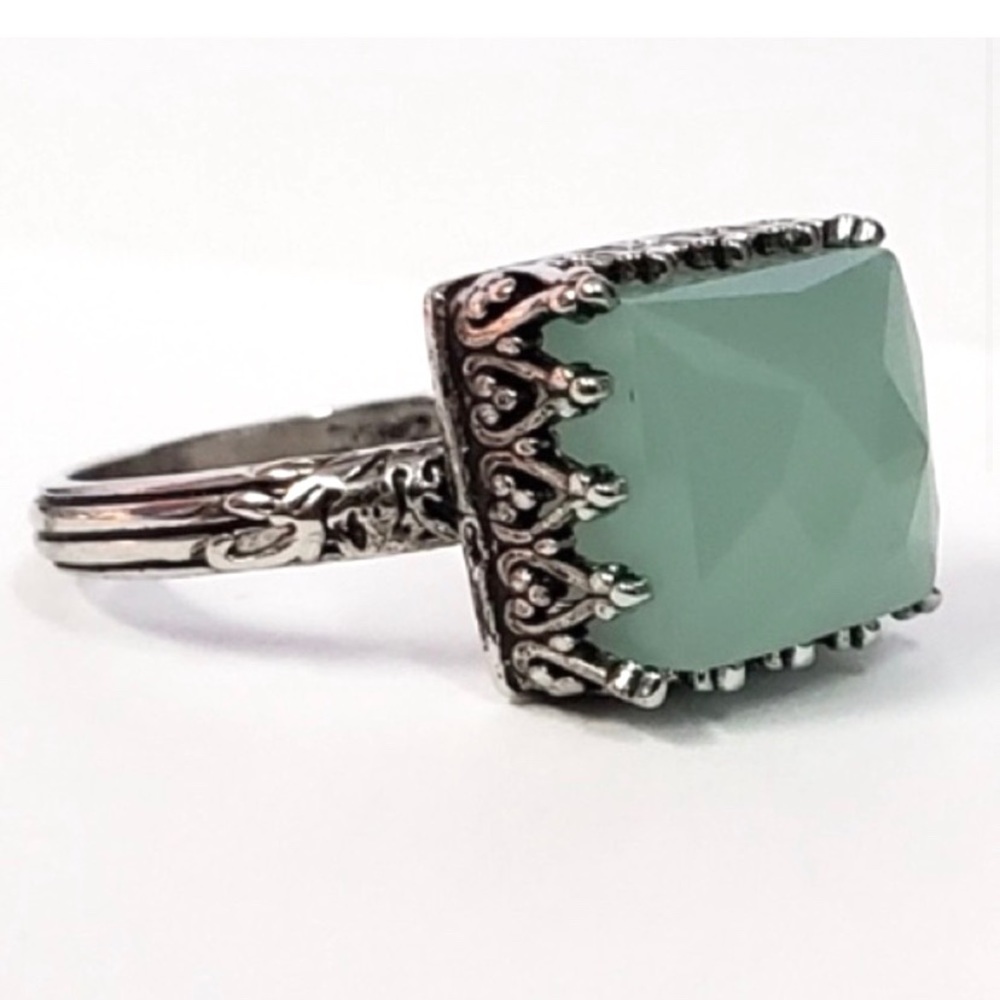 Blue Stone Ring | Size 7 - Picture 3 of 5